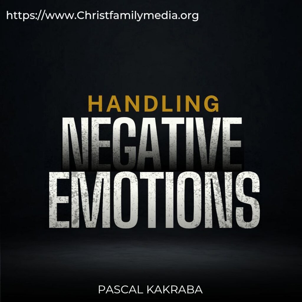 Handling Negative Emotions