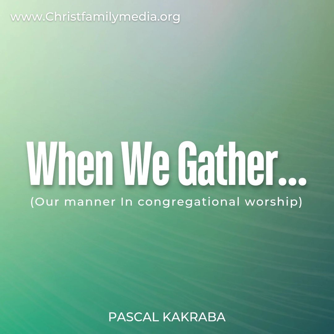 When We Gather..